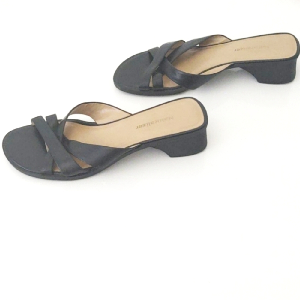 Naturalizer Strappy Heeled Sandals in Black